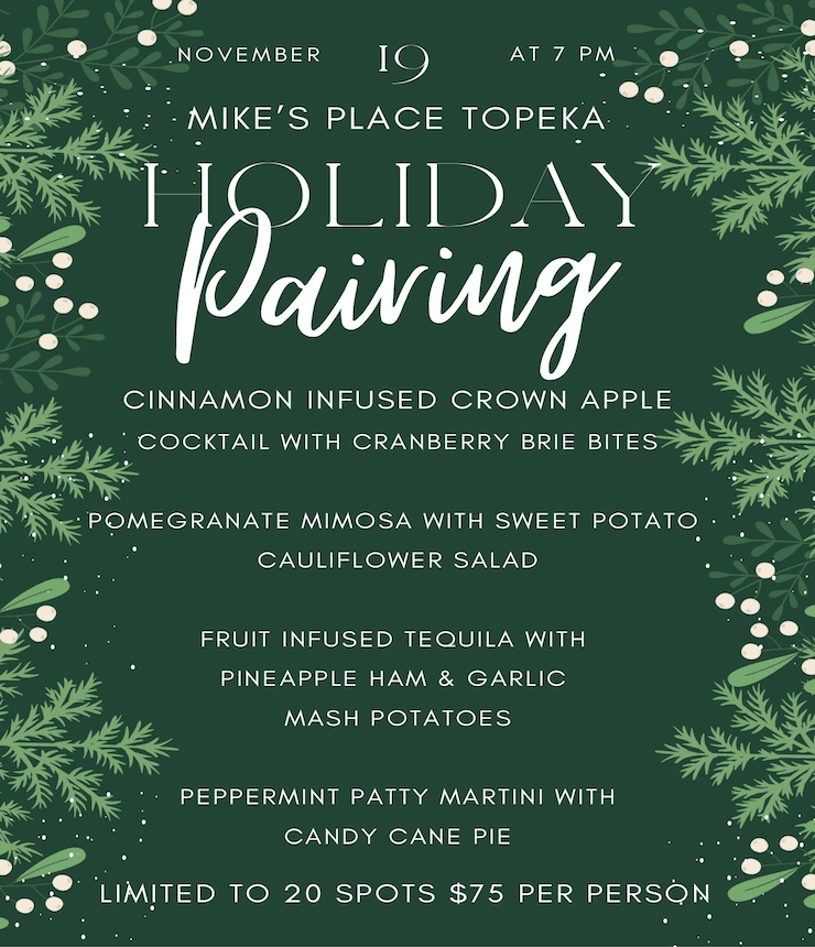 *** SOLD OUT *** Holiday Pairing